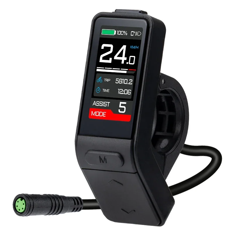 BAFANG SW102T LCD Display for BAFANG BBS01B BBS02B BBSHD Mid Drive E Bikes 0-5 Levels PAS UART Protocol