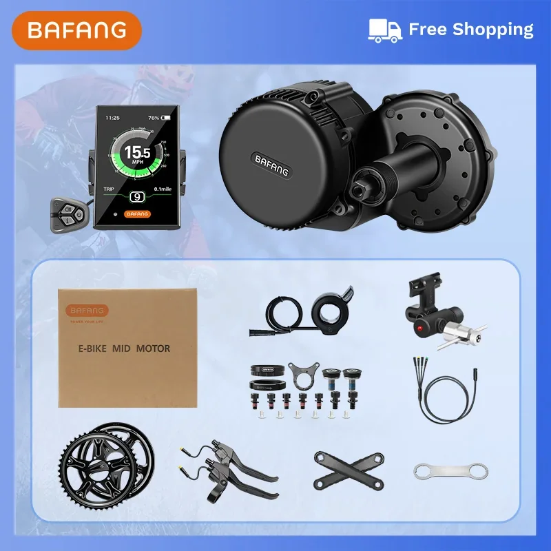 BAFANG BBS01B/BBS02B Mid-Drive Motor Kit 36V, 250W/350W/500W Electric Bike Conversion Let me know if you need help with any other product titles!