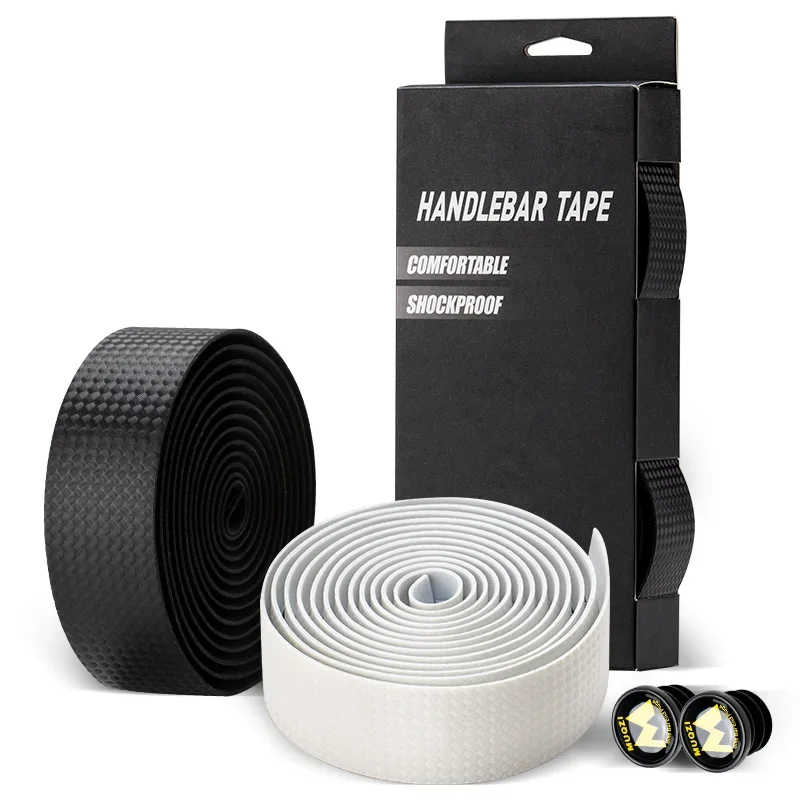BAFANG Bicycle Handlebar Tapes Road Bicycle Handlebar Tape Anti-slip Waterproof Plug Anti-Vibration Wrap Belts Bartape Model Number BBSHD